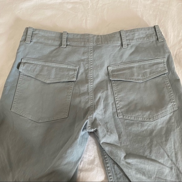 NWOT Nili Lotan Jenna Pant - Steel Blue with Tape - Picture 2 of 9